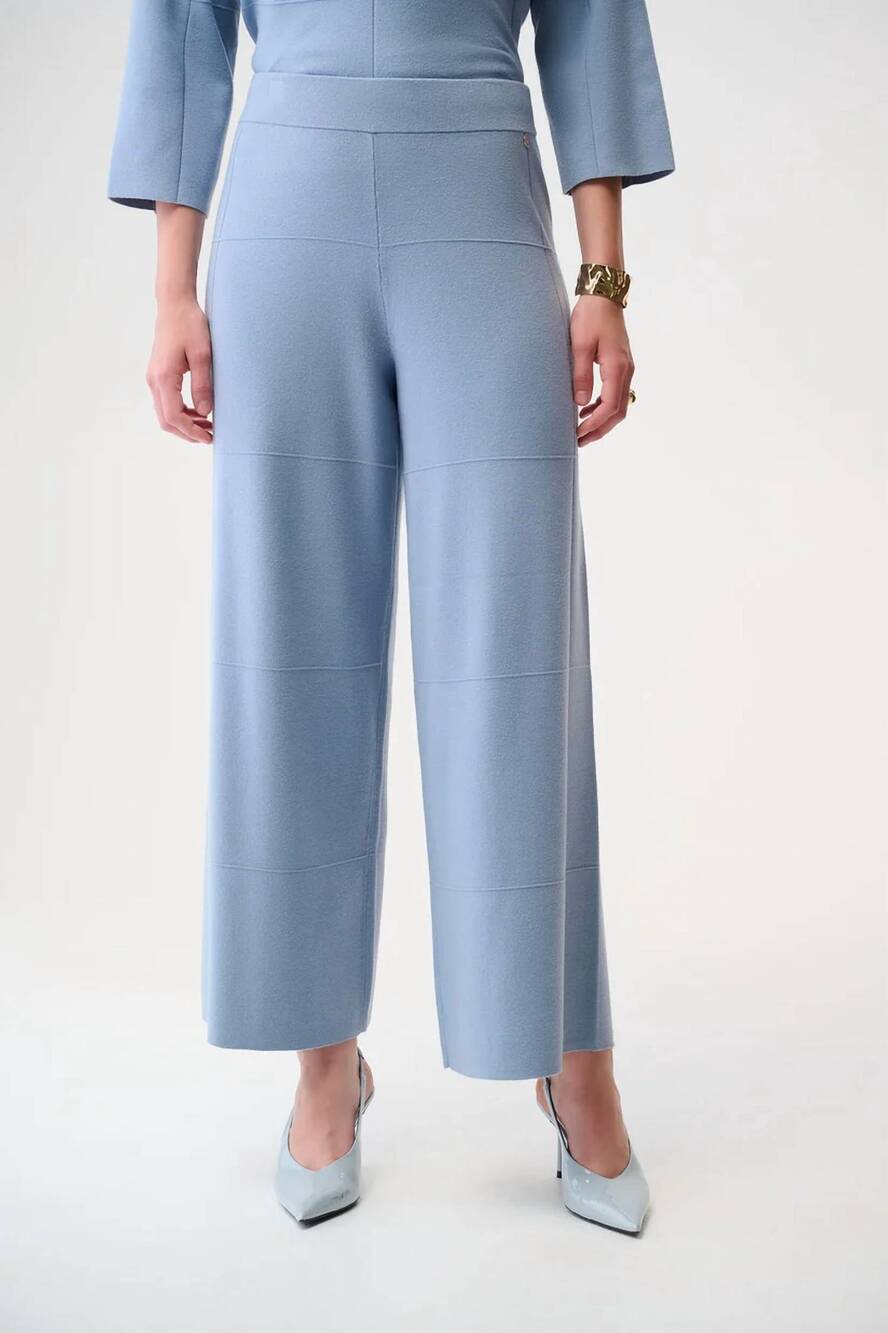 NEW JOSEPH RIBKOFF pantaloon pour pant in chambray